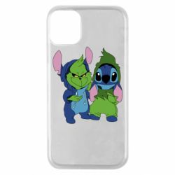 Чехол для iPhone 11 Pro Гринч и Стич - PrintSalon