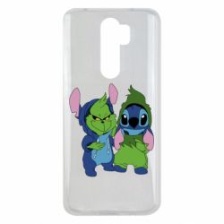 Чехол для Xiaomi Redmi Note 8 Pro Гринч и Стич - PrintSalon