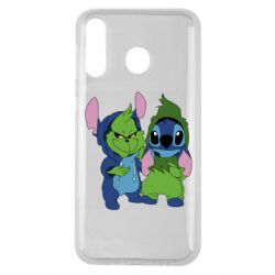 Чехол для Samsung M30 Гринч и Стич - PrintSalon
