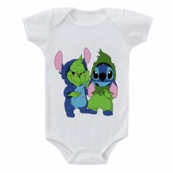 Детский бодик Гринч и Стич - PrintSalon