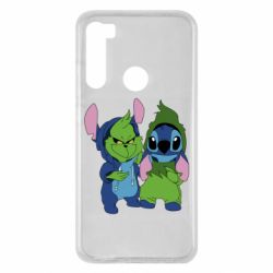 Чехол для Xiaomi Redmi Note 8 Гринч и Стич - PrintSalon