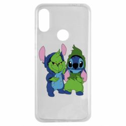 Чехол для Xiaomi Redmi Note 7 Гринч и Стич - PrintSalon