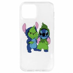 Чехол для iPhone 12 Pro Гринч и Стич - PrintSalon