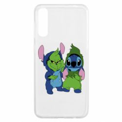 Чехол для Samsung A50 Гринч и Стич - PrintSalon
