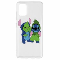 Чехол для Samsung A51 Гринч и Стич - PrintSalon