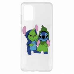 Чехол для Samsung S20+ Гринч и Стич - PrintSalon