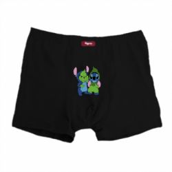 Трусы-боксеры Гринч и Стич - PrintSalon