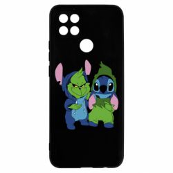 Чехол для Oppo A15s/A15 Гринч и Стич - PrintSalon