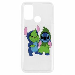 Чехол для Oppo A53/A32/A33 Гринч и Стич