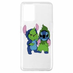 Чехол для Oppo A74 4G Гринч и Стич - PrintSalon