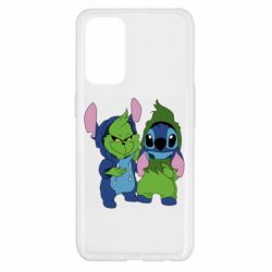 Чехол для Oppo Reno 5 4G Гринч и Стич - PrintSalon