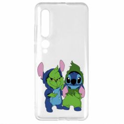 Чехол для Xiaomi Mi10/10 Pro Гринч и Стич - PrintSalon