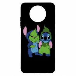 Чехол для Xiaomi Redmi Note 9 5G/Redmi Note 9T Гринч и Стич-PrintSalon Чехол для Xiaomi Redmi Note 9 5G/Redmi Note 9T Гринч и Стич