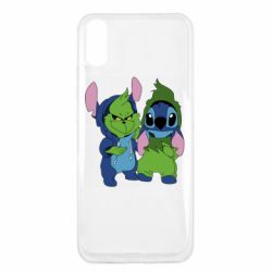 Чехол для Xiaomi Redmi 9a Гринч и Стич - PrintSalon