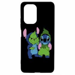 Чехол для Xiaomi Poco F3/K40 Гринч и Стич - PrintSalon