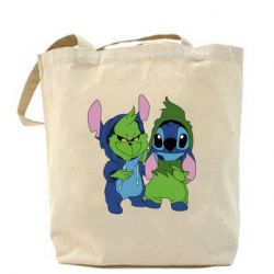 Эко-сумка Гринч и Стич - PrintSalon