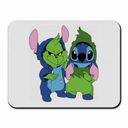 Коврик для мыши Гринч и Стич - PrintSalon