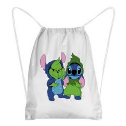 Рюкзак-мешок Гринч и Стич - PrintSalon