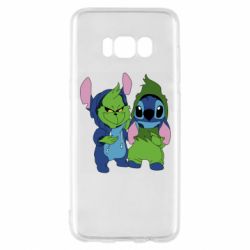 Чехол для Samsung S8 Гринч и Стич - PrintSalon