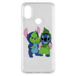 Чехол для Xiaomi Mi A2 Гринч и Стич - PrintSalon