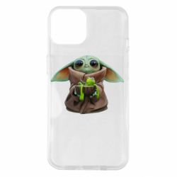 Чехол для iPhone 14 Grogu and Kermit