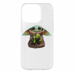 Чехол для iPhone 14 Pro Grogu and Kermit - PrintSalon
