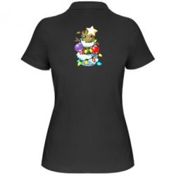 Женское поло Groot in the garland - PrintSalon