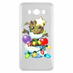 Чехол для Samsung J7 2016 Groot in the garland