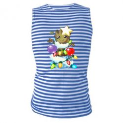 Майка-тельняшка Groot in the garland - PrintSalon