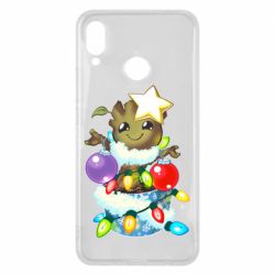 Чехол для Huawei P Smart Plus 2018 Groot in the garland - PrintSalon