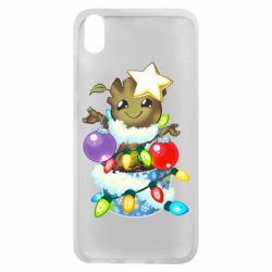 Чехол для Xiaomi Redmi 7A Groot in the garland - PrintSalon