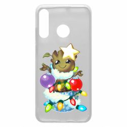Чехол для Huawei P30 Lite Groot in the garland - PrintSalon