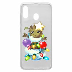 Чехол для Samsung A20 Groot in the garland - PrintSalon