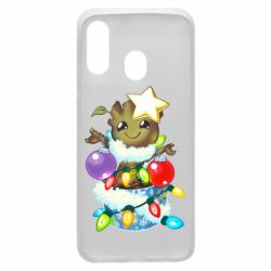 Чехол для Samsung A40 Groot in the garland - PrintSalon