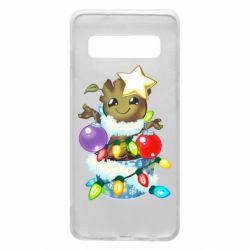 Чехол для Samsung S10 Groot in the garland - PrintSalon