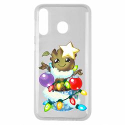 Чехол для Samsung M30 Groot in the garland - PrintSalon