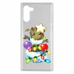 Чехол для Samsung Note 10 Groot in the garland - PrintSalon