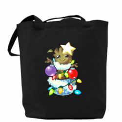 Эко-сумка Groot in the garland - PrintSalon