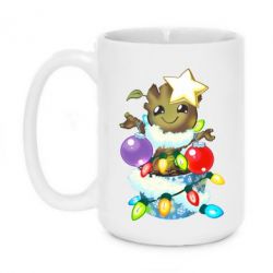 Чашка 420ml Groot in the garland - PrintSalon