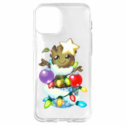Чехол для iPhone 12 mini Groot in the garland - PrintSalon
