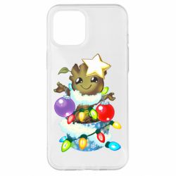 Чехол для iPhone 12 Pro Max Groot in the garland - PrintSalon