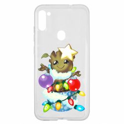 Чехол для Samsung A11/M11 Groot in the garland - PrintSalon