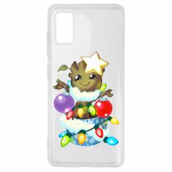 Чехол для Samsung A41 Groot in the garland-PrintSalon Чехол для Samsung A41 Groot in the garland