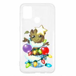 Чехол для Samsung M31 Groot in the garland - PrintSalon