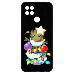 Чехол для Oppo A15s/A15 Groot in the garland - PrintSalon