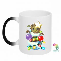 Чашка-хамелеон Groot in the garland