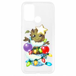 Чехол для Oppo A52/A72/A92 Groot in the garland - PrintSalon