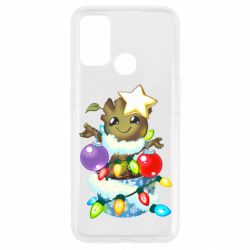 Чехол для Oppo A53/A32/A33 Groot in the garland - PrintSalon