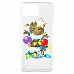 Чехол для Oppo A73 Groot in the garland - PrintSalon