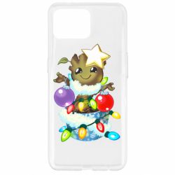 Чехол для Oppo Reno 4 Lite Groot in the garland